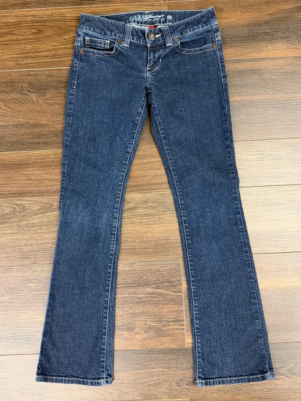 Y2K GUESS Daredevil Low Rise Bootcut Jeans - Picture 2 of 8